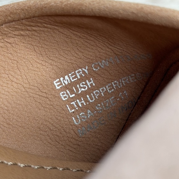 Crevo | Emery Blush Leather Slip On Slide Sandal, Size 11 NIB - Picture 14 of 16